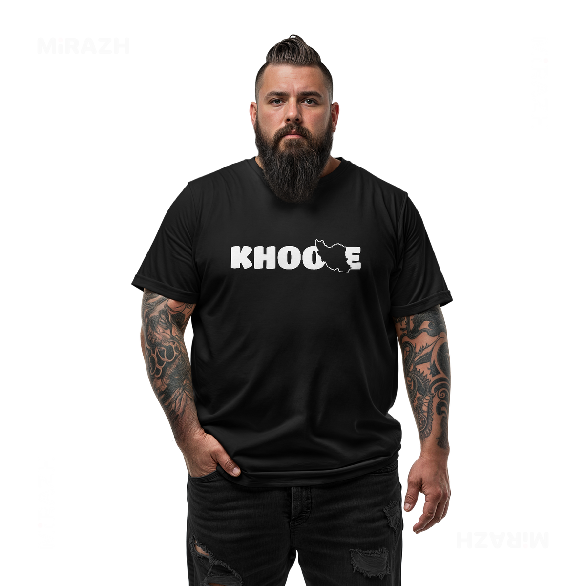 IranMyKhoone Adult T Shirt 05 Black