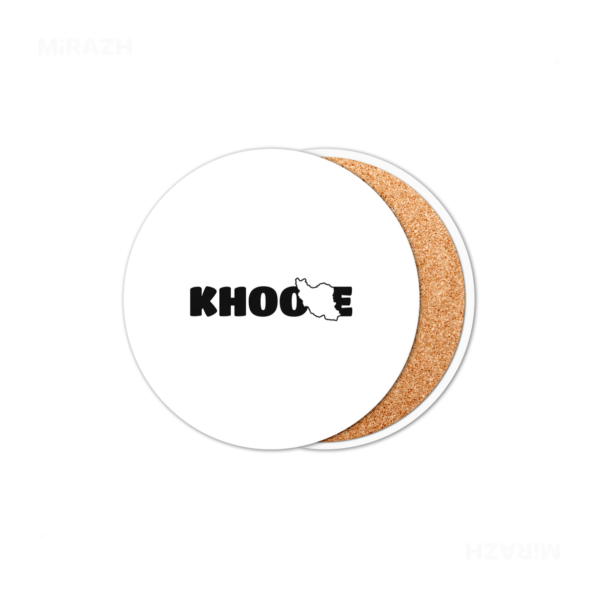 IranMyKhoone Ceramic Coaster 01 Round
