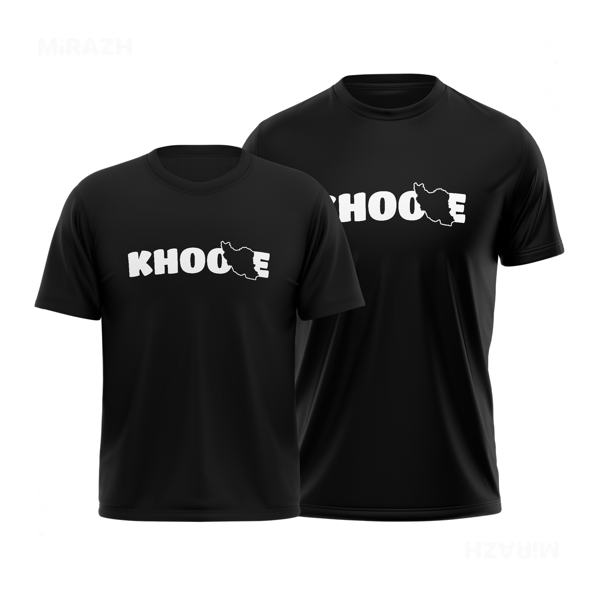 IranMyKhoone Couple T Shirt 01 Black