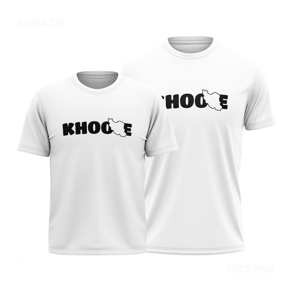 IranMyKhoone Couple T Shirt 01 White