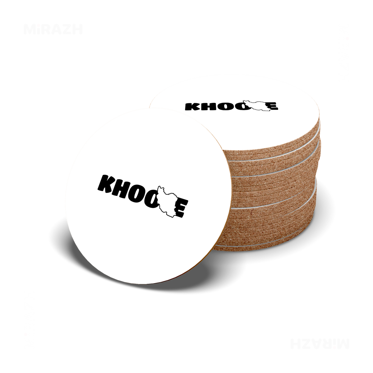 IranMyKhoone High Gloss Coaster 06 Round