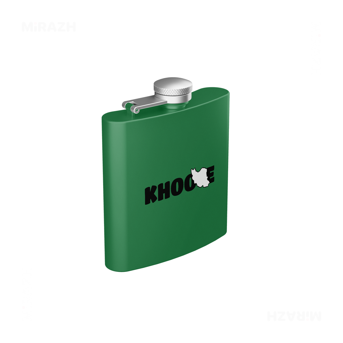 IranMyKhoone Hip Flasks 03 Green