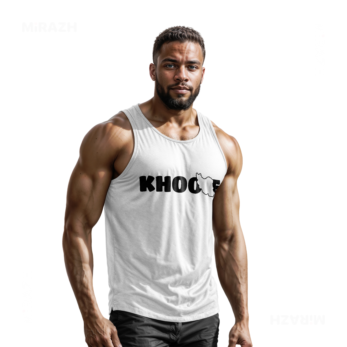 IranMyKhoone Tank Tops 02 White