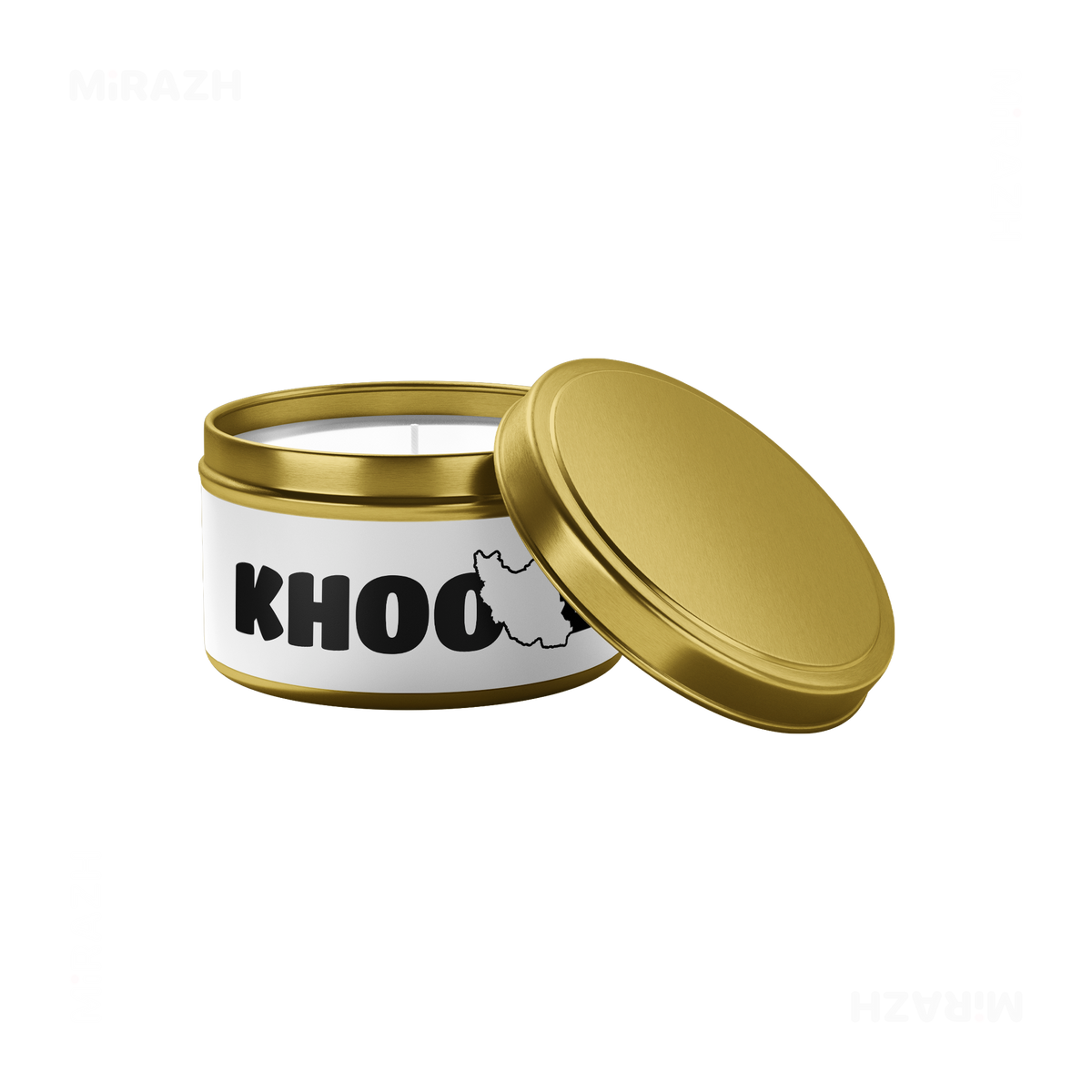 IranMyKhoone Tin Candle 03 Gold