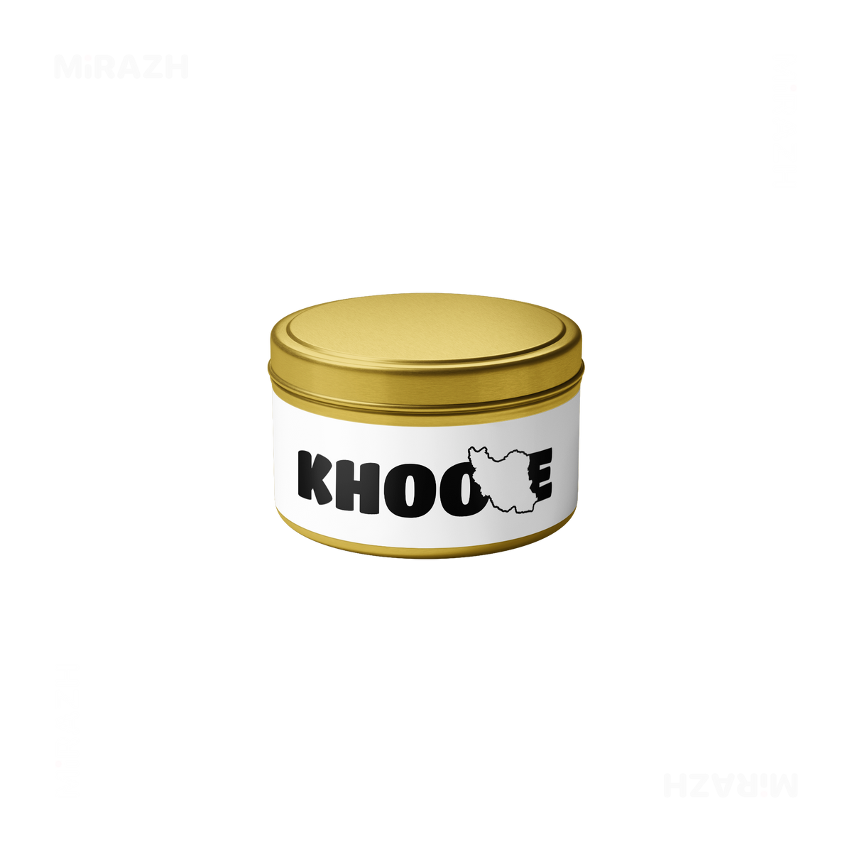 IranMyKhoone Tin Candle 04 Gold