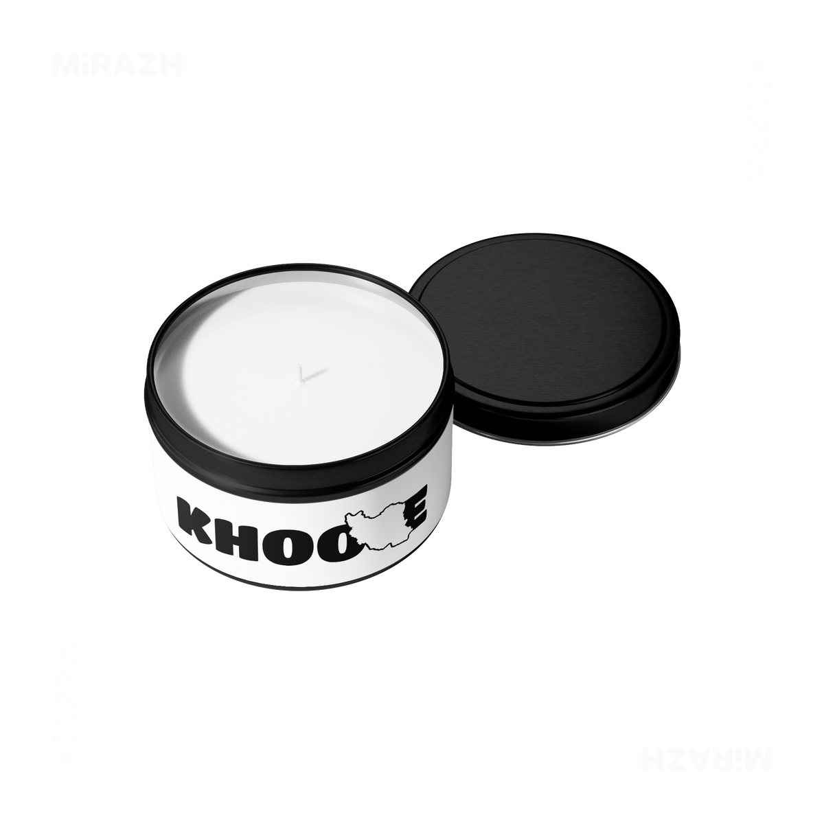 IranMyKhoone Tin Candle 05 Black