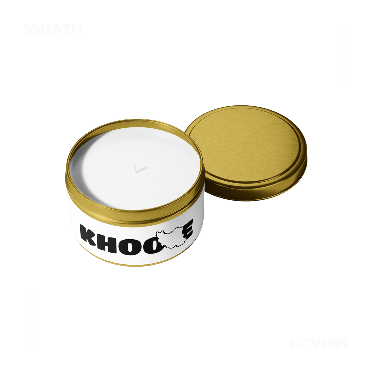 IranMyKhoone Tin Candle 05 Gold