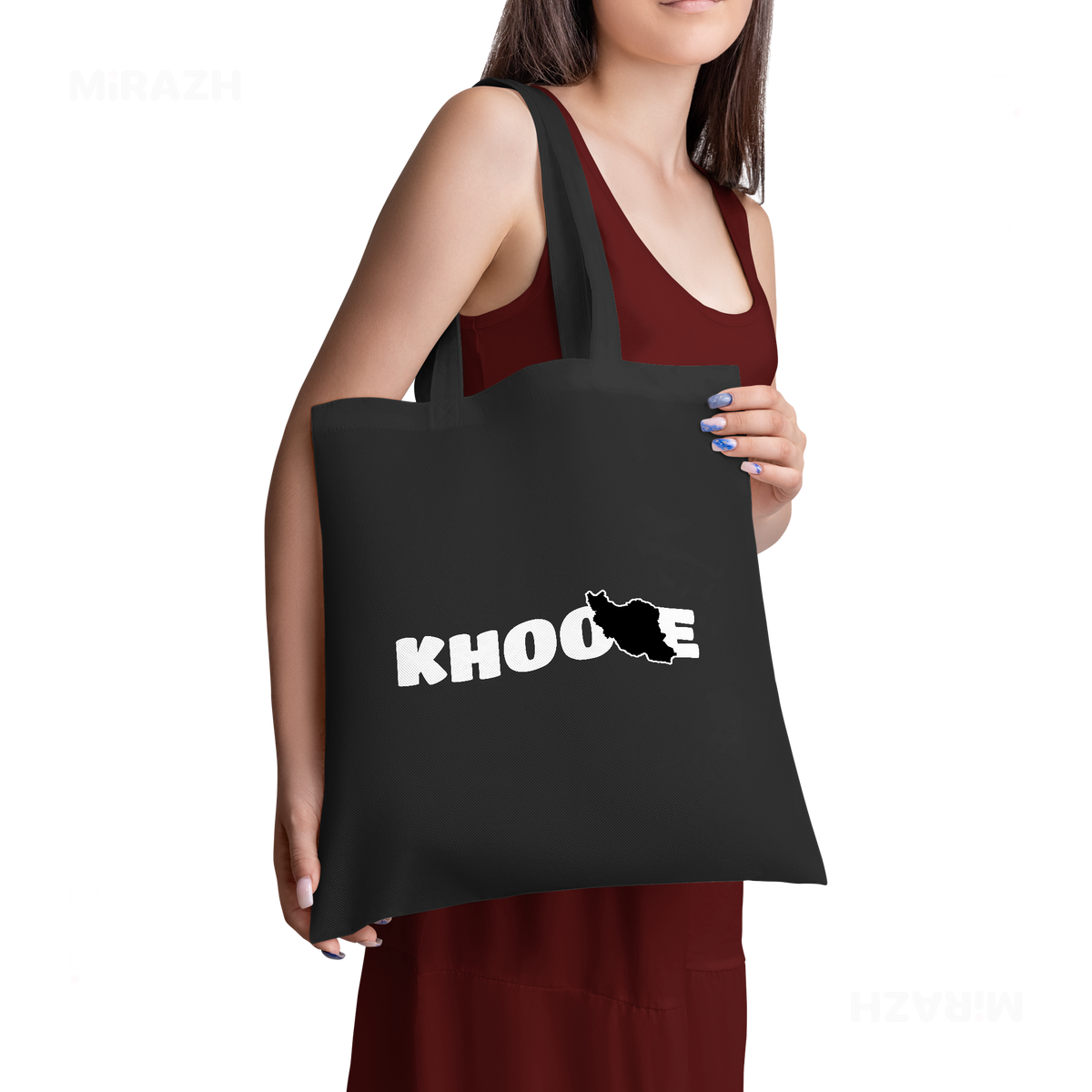 IranMyKhoone Tote Bags 02 Black