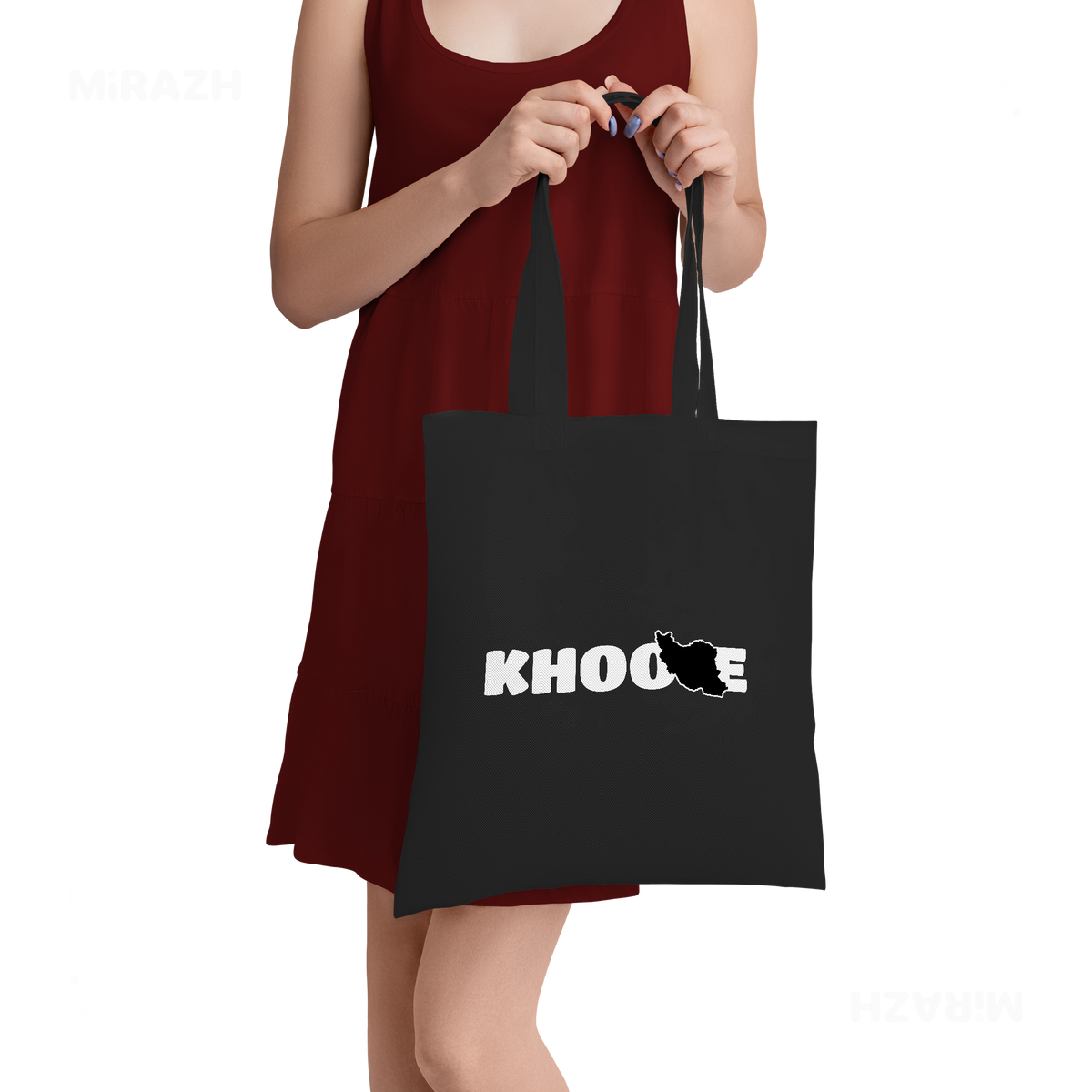 IranMyKhoone Tote Bags 05 Black