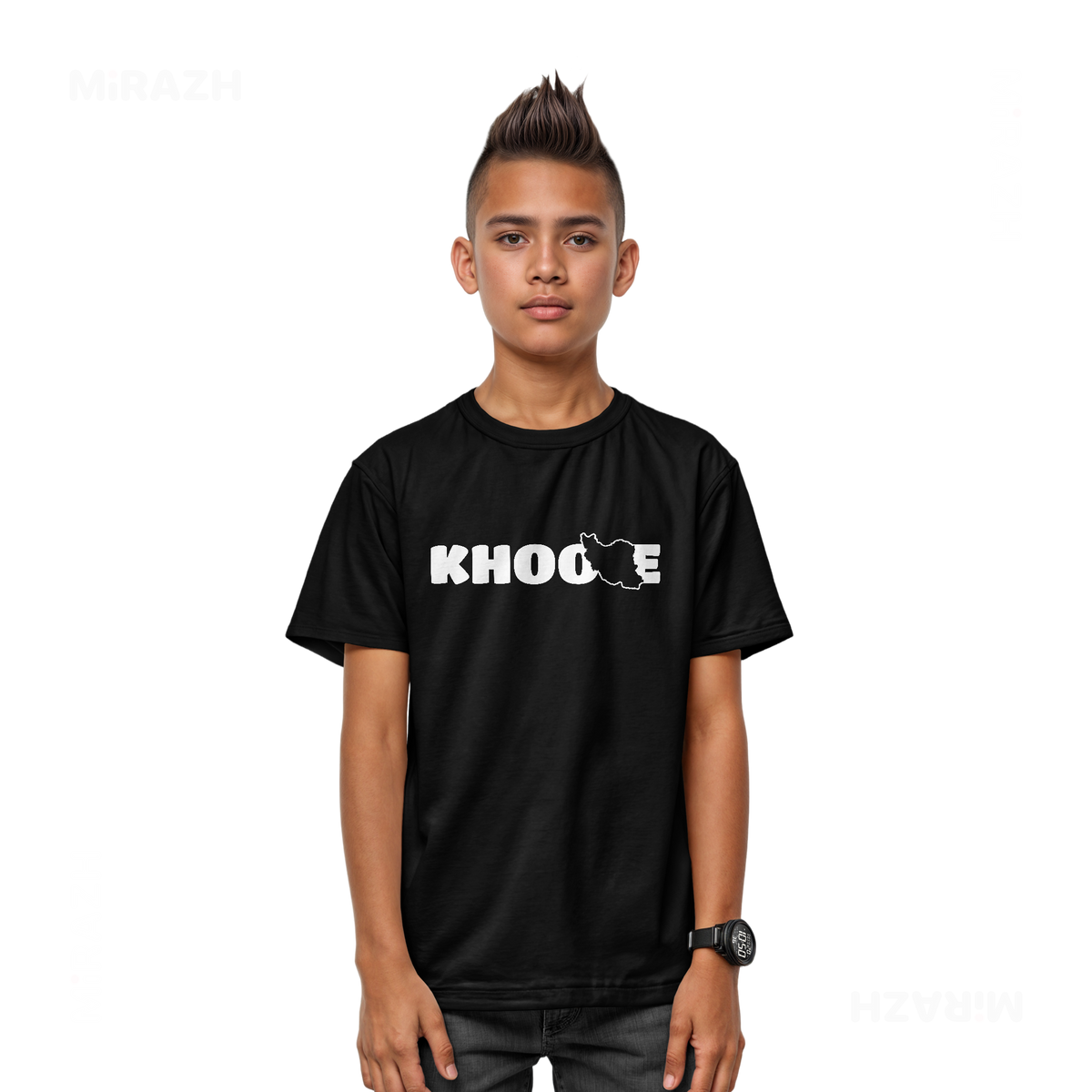 IranMyKhoone Youth T Shirt 03 Black