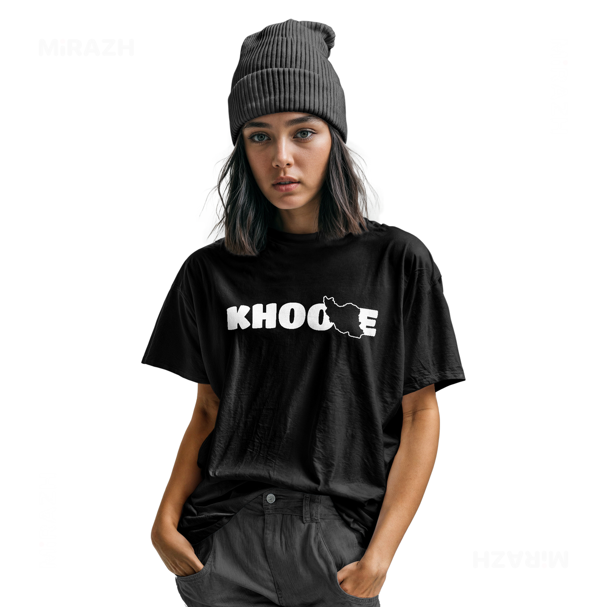 IranMyKhoone Youth T Shirt 04 Black