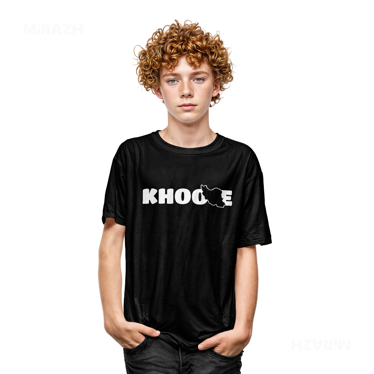 IranMyKhoone Youth T Shirt 05 Black