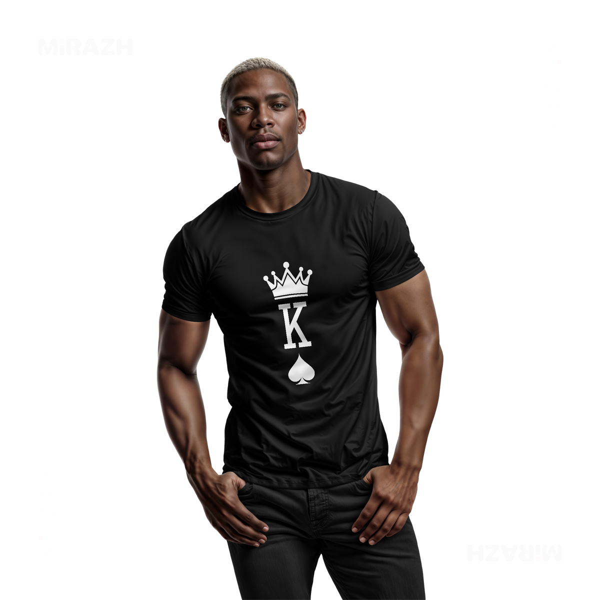 KingOfSpades Adult T Shirt 02 Black