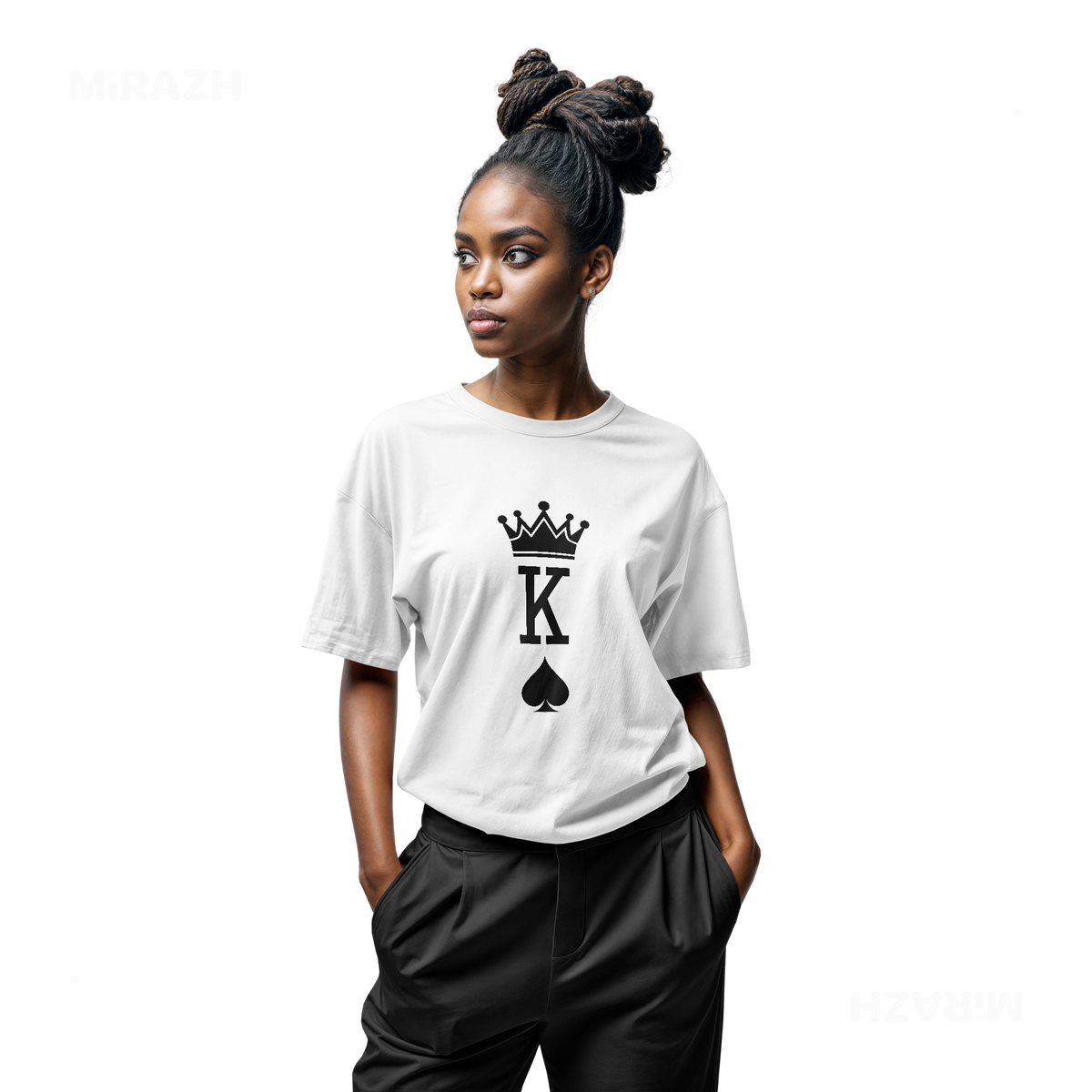 KingOfSpades Adult T Shirt 04 White