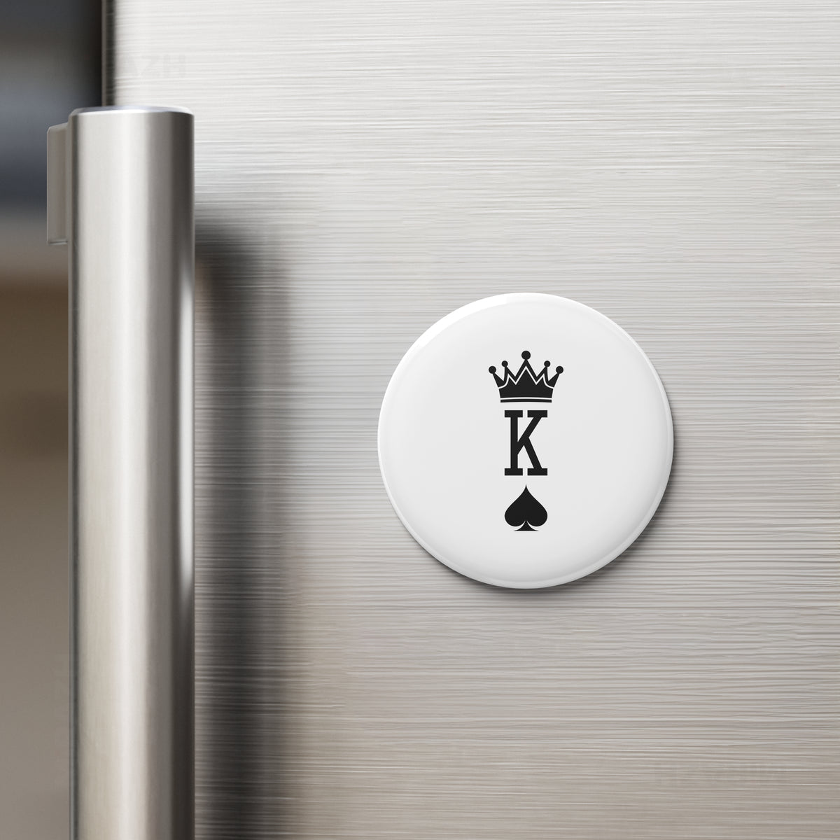 KingOfSpades Button Magnet 02 Round