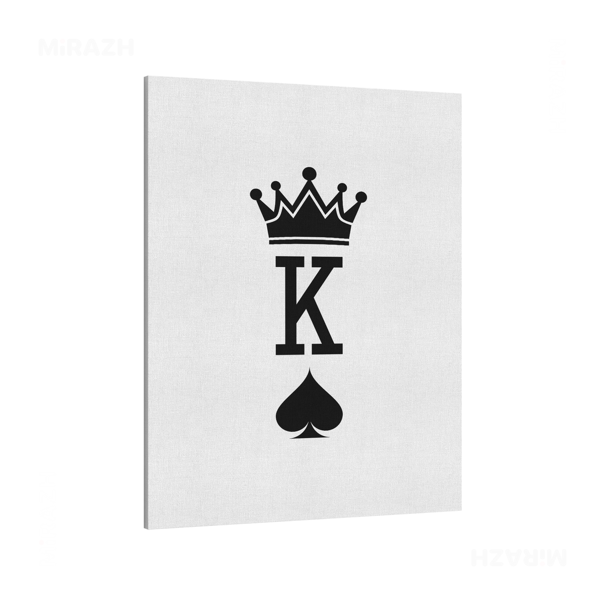 KingOfSpades Frameless Canvas 01