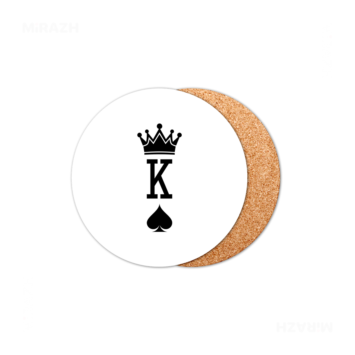 KingOfSpades High Gloss Coaster 01 Round