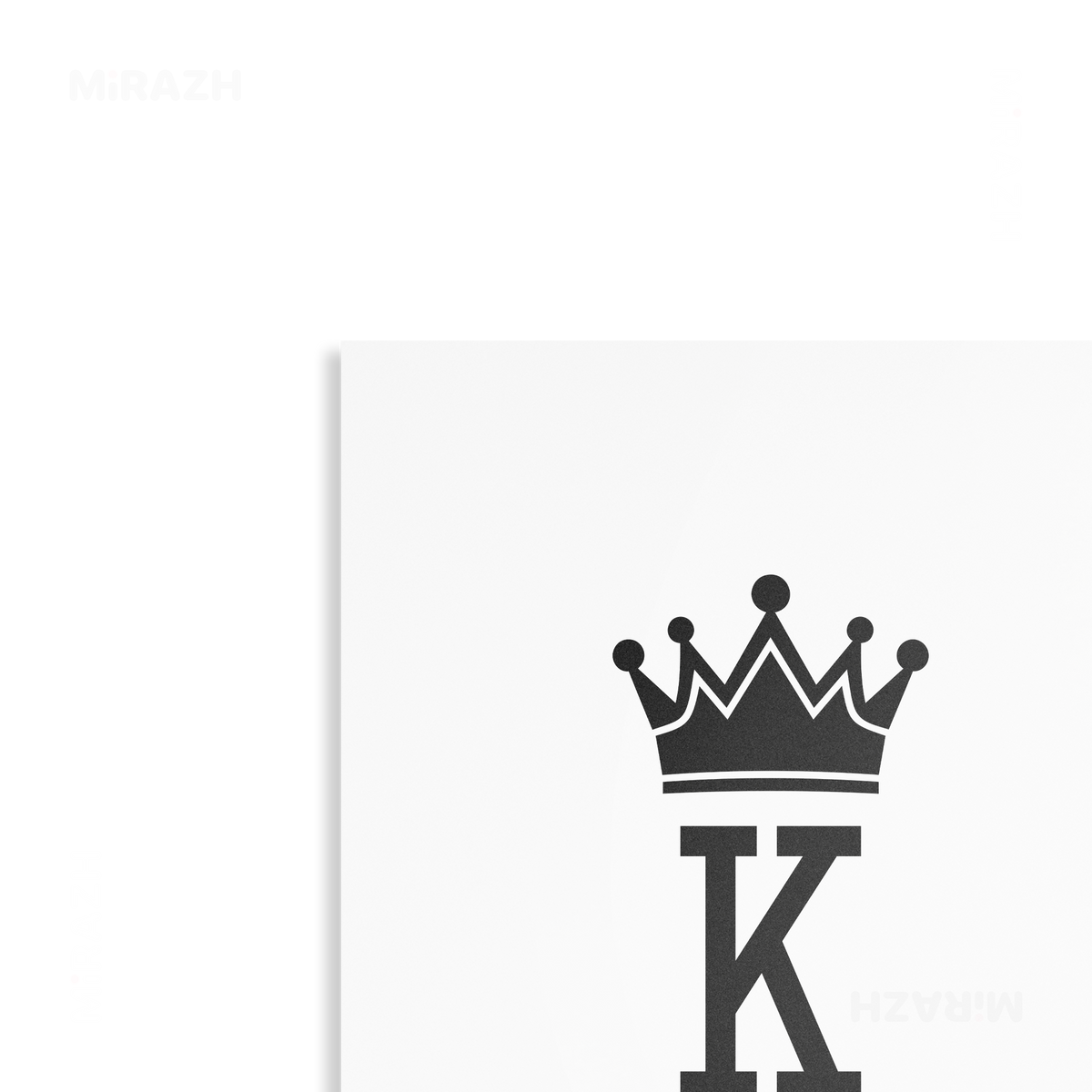 KingOfSpades Metallic Print 02 Aluminum