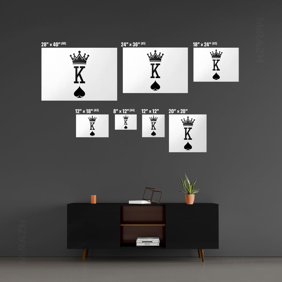 KingOfSpades Metallic Print 06 Aluminum