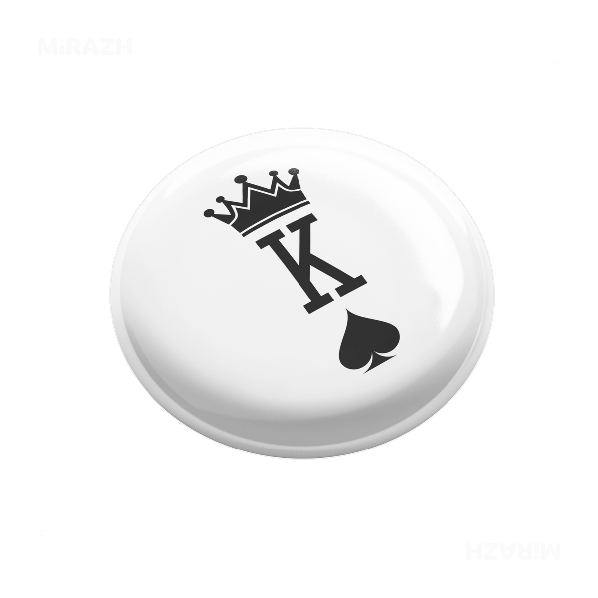 KingOfSpades Pin Buttons 03 Round
