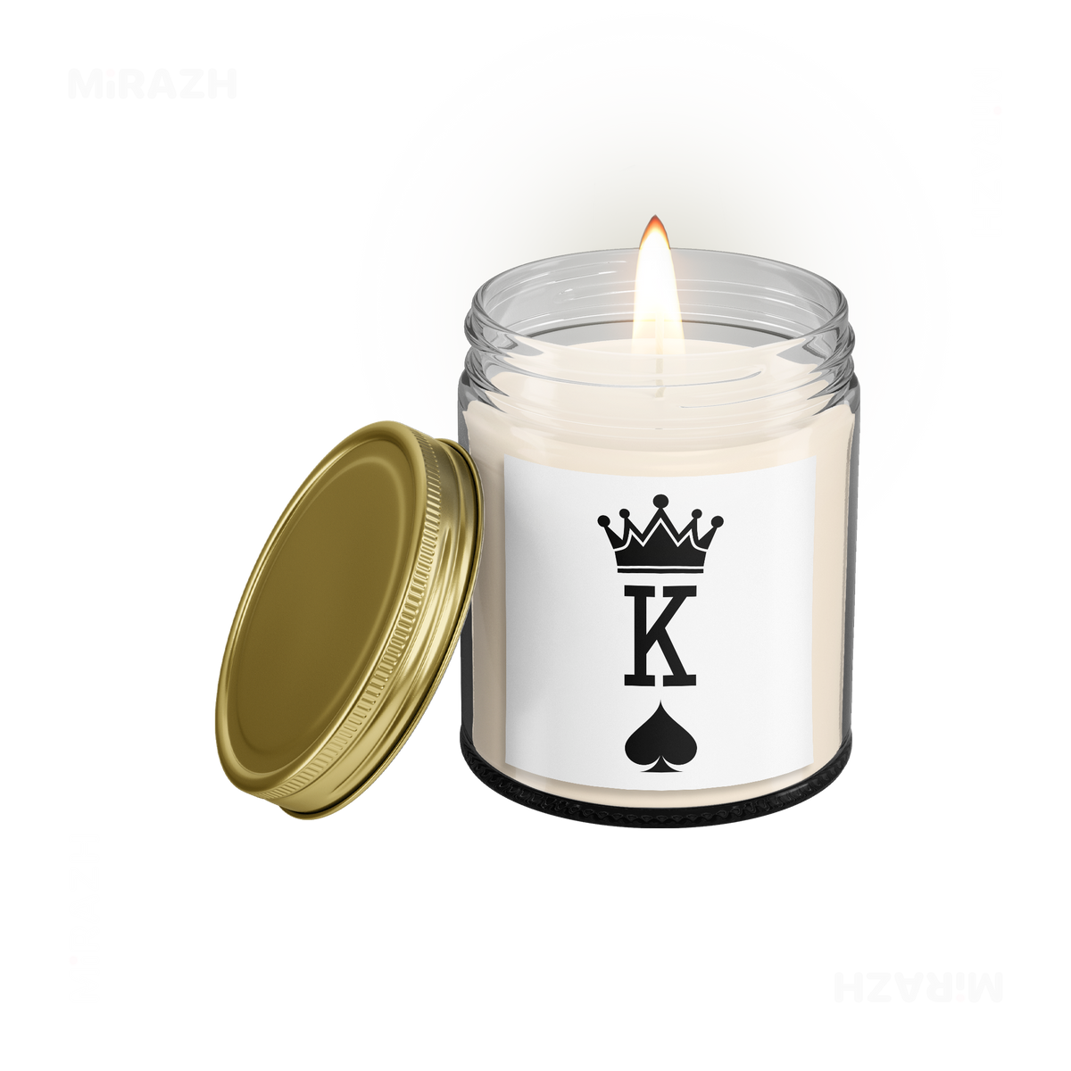 KingOfSpades Scented Candle 01 Clear