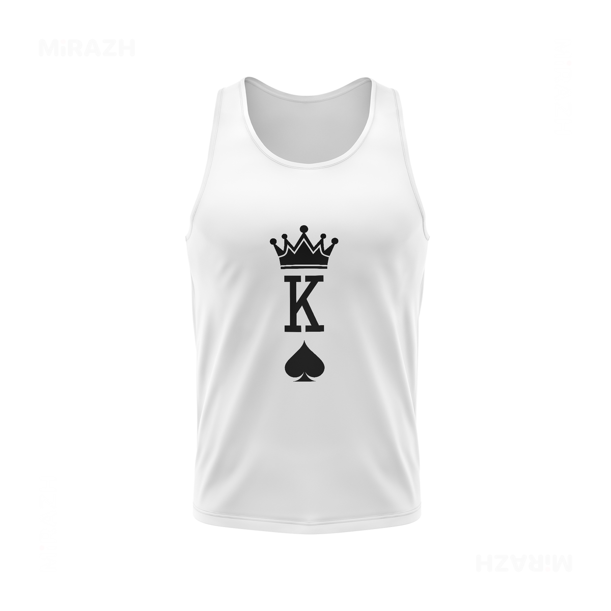 KingOfSpades Tank Tops 01 White