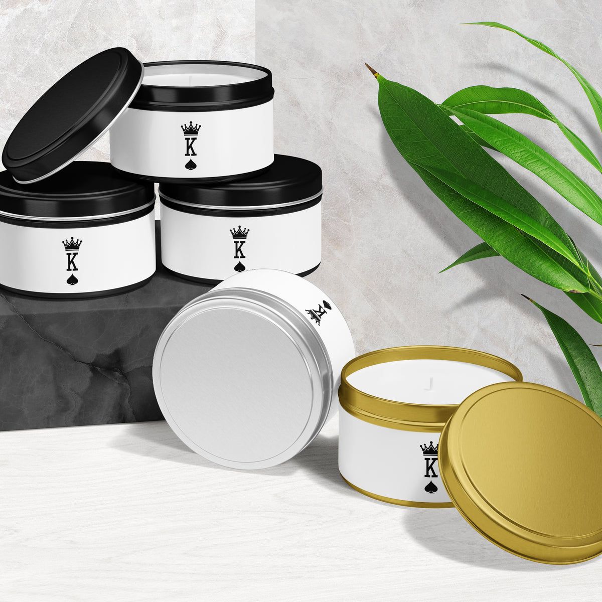 KingOfSpades Tin Candle 02 Black