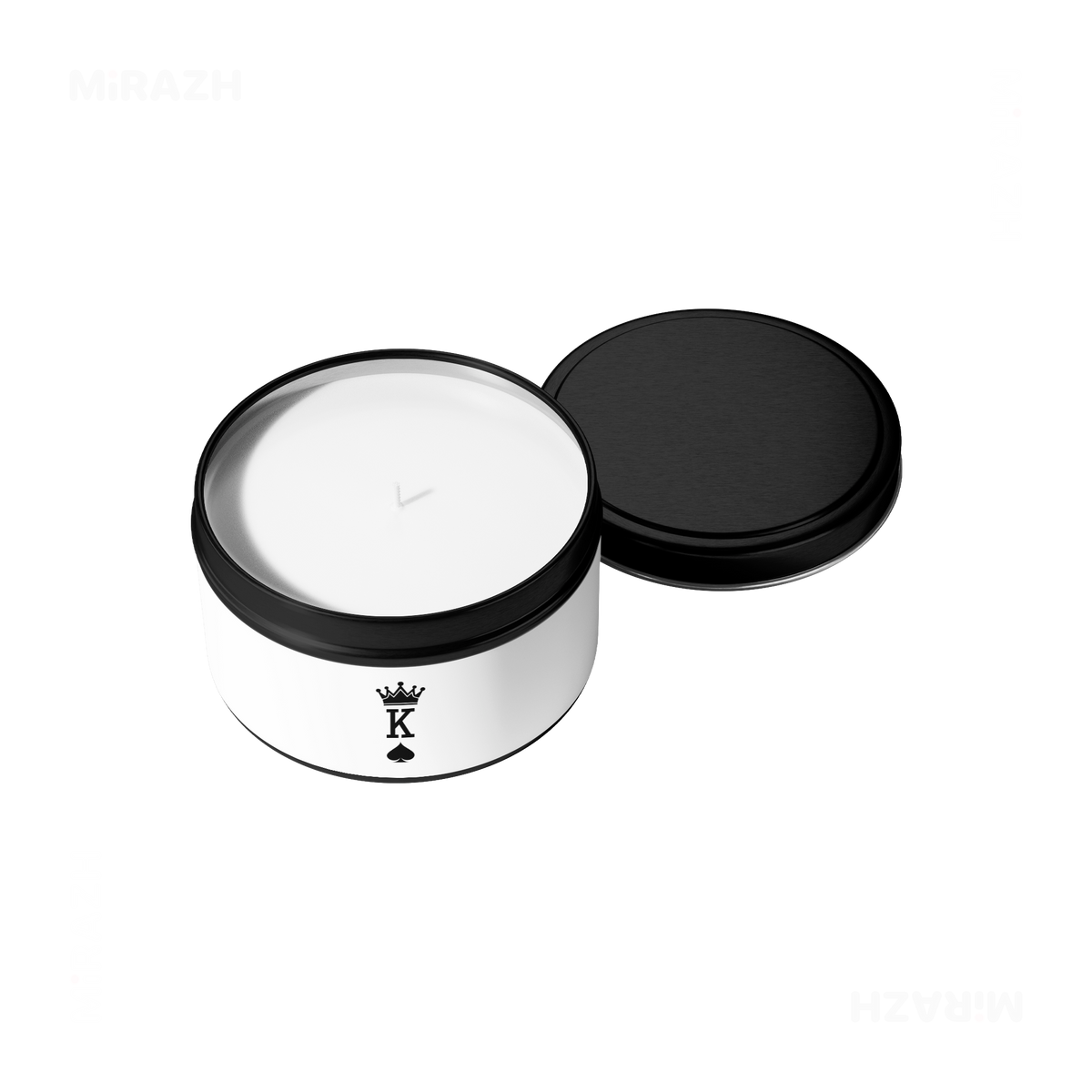 KingOfSpades Tin Candle 05 Black