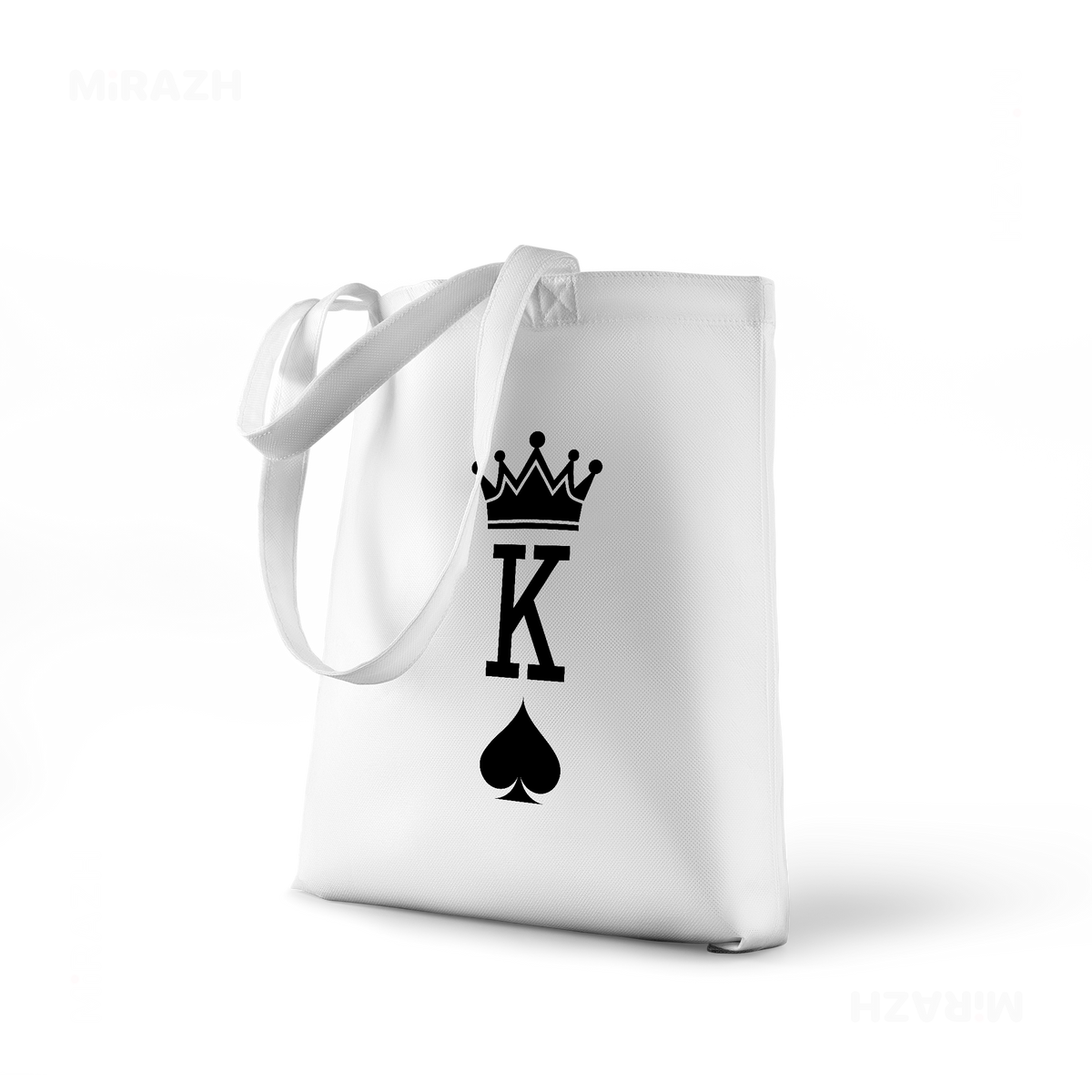 KingOfSpades Tote Bags 01 White