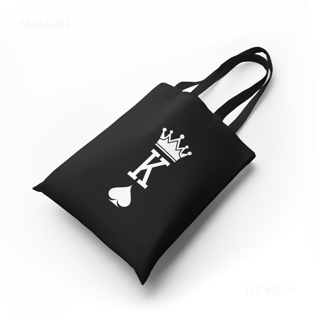 KingOfSpades Tote Bags 04 Black