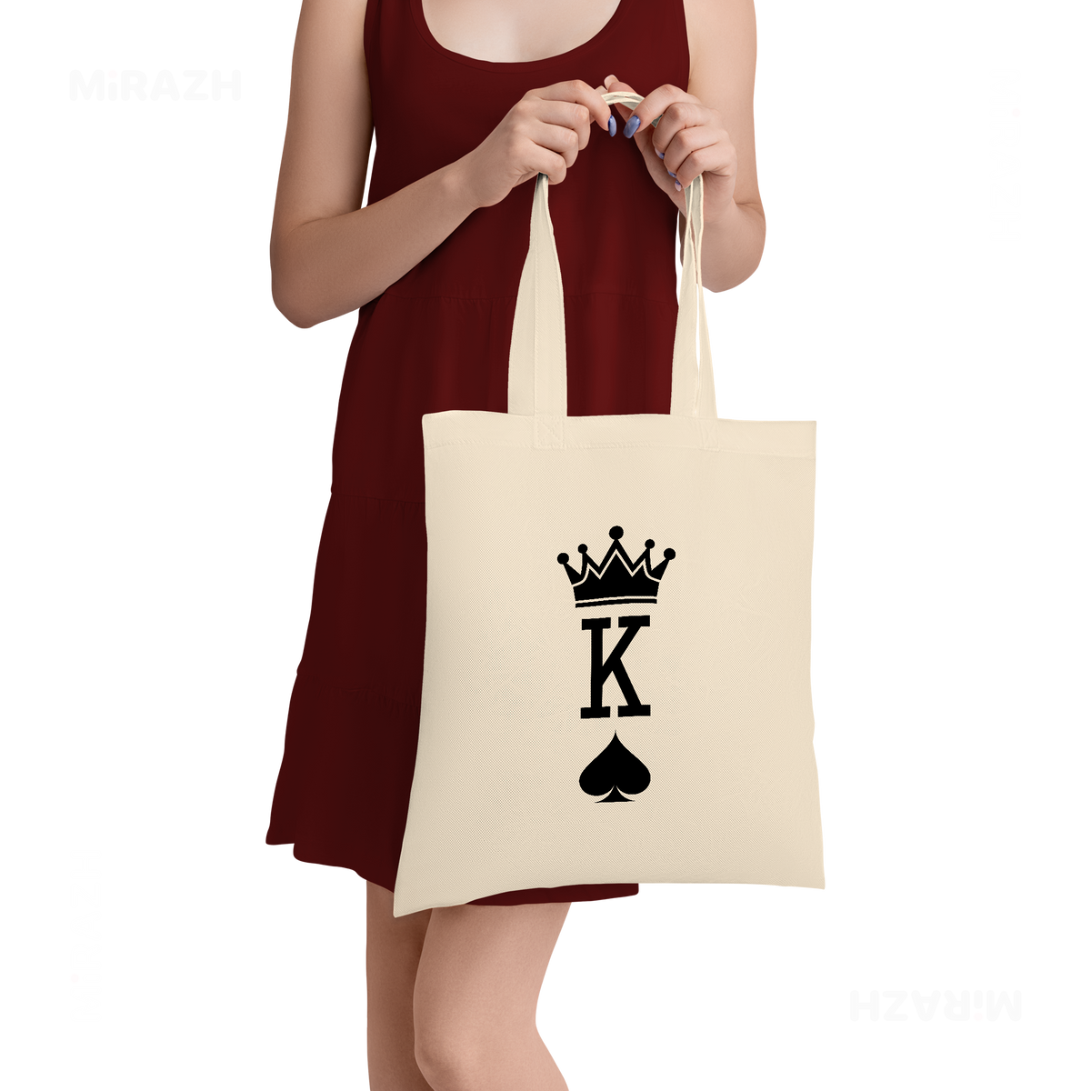 KingOfSpades Tote Bags 05 Natural