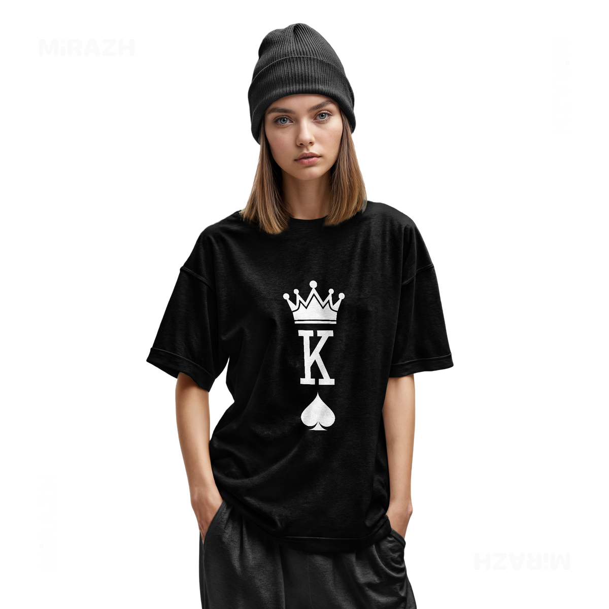 KingOfSpades Youth T Shirt 02 Black