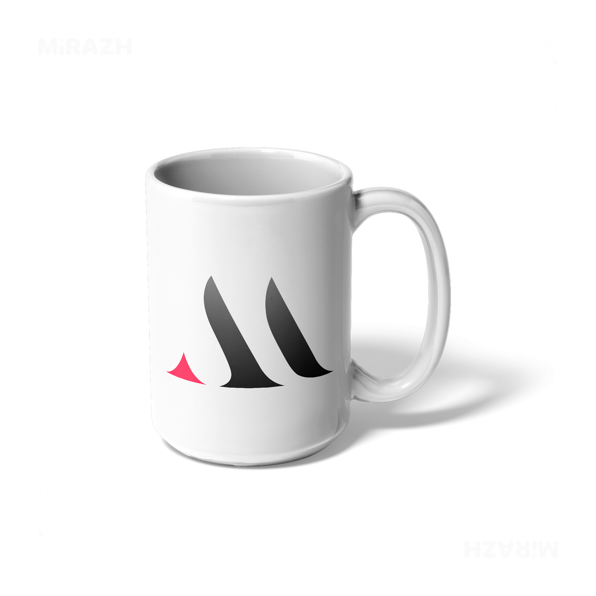MiRAZHMark Ceramic Mug 01 White