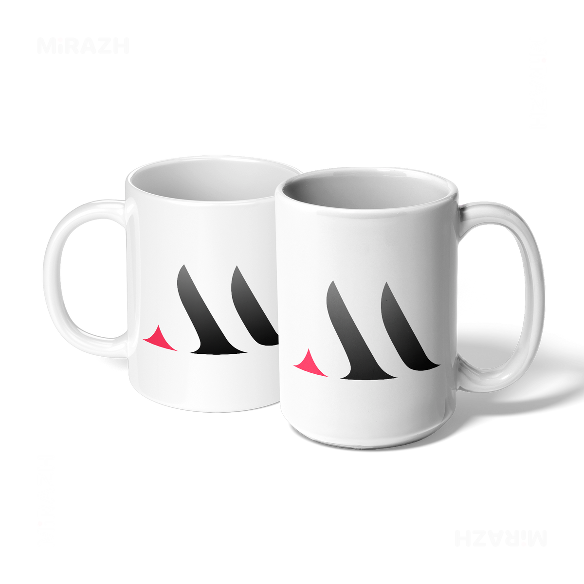 MiRAZHMark Ceramic Mug 07 White