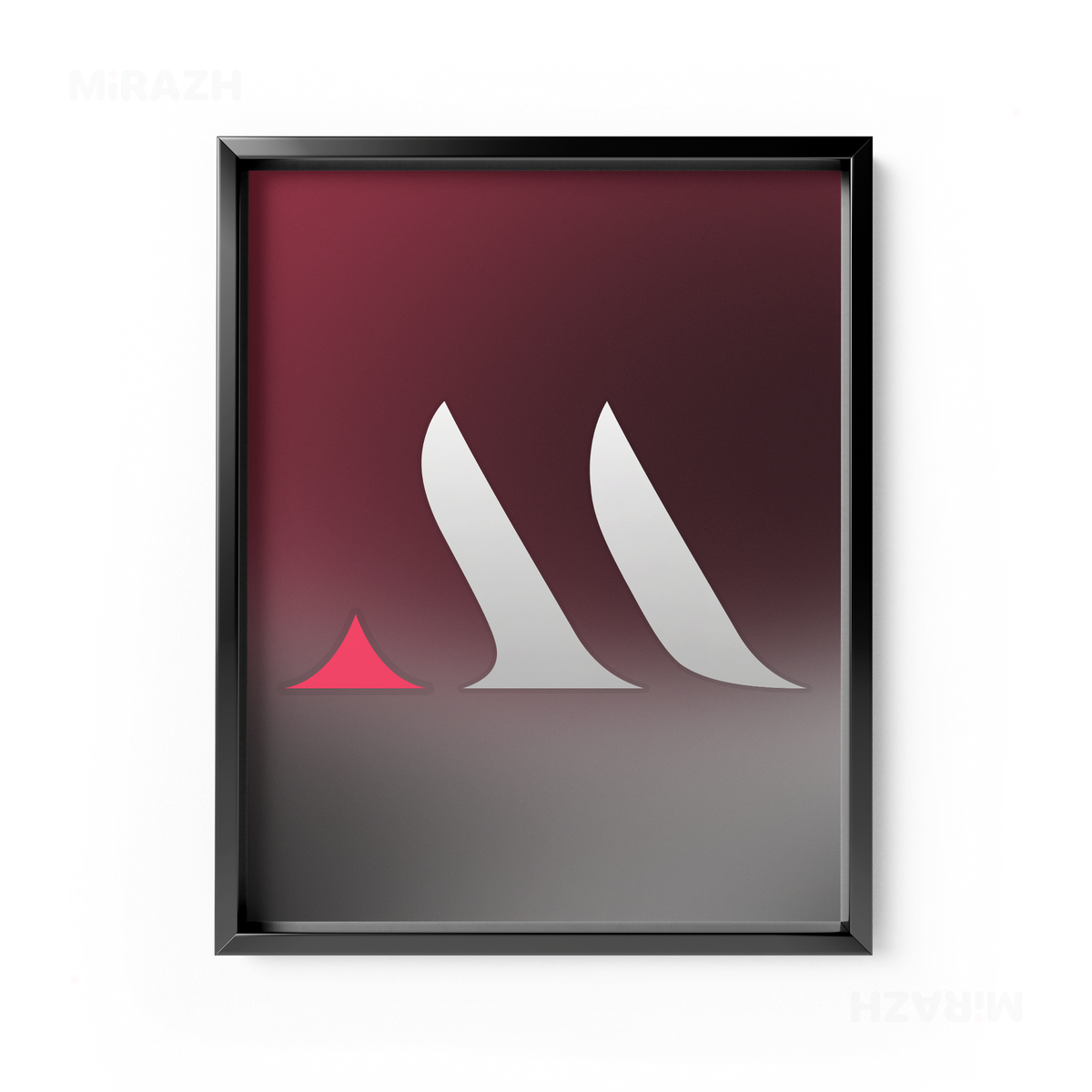 MiRAZHMark Framed Poster 01 Black Aluminum