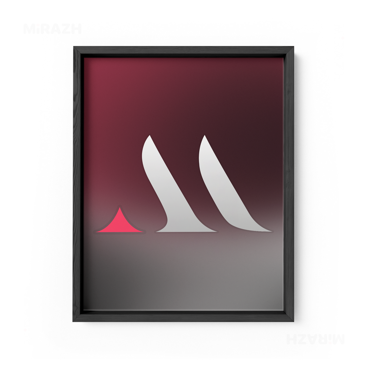 MiRAZHMark Framed Poster 01 Black Wood