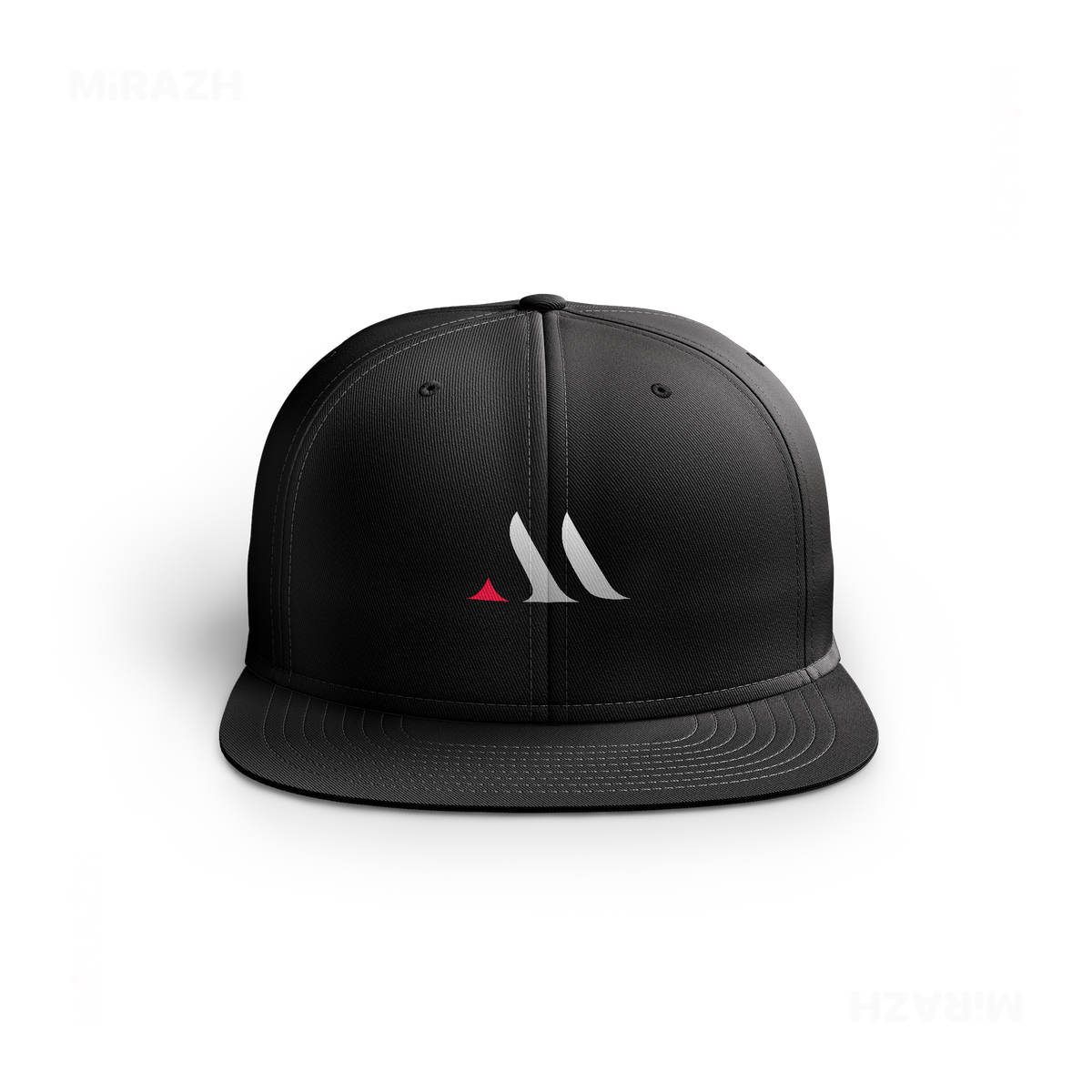 MiRAZHMark Snapback Caps 01 Black DTF
