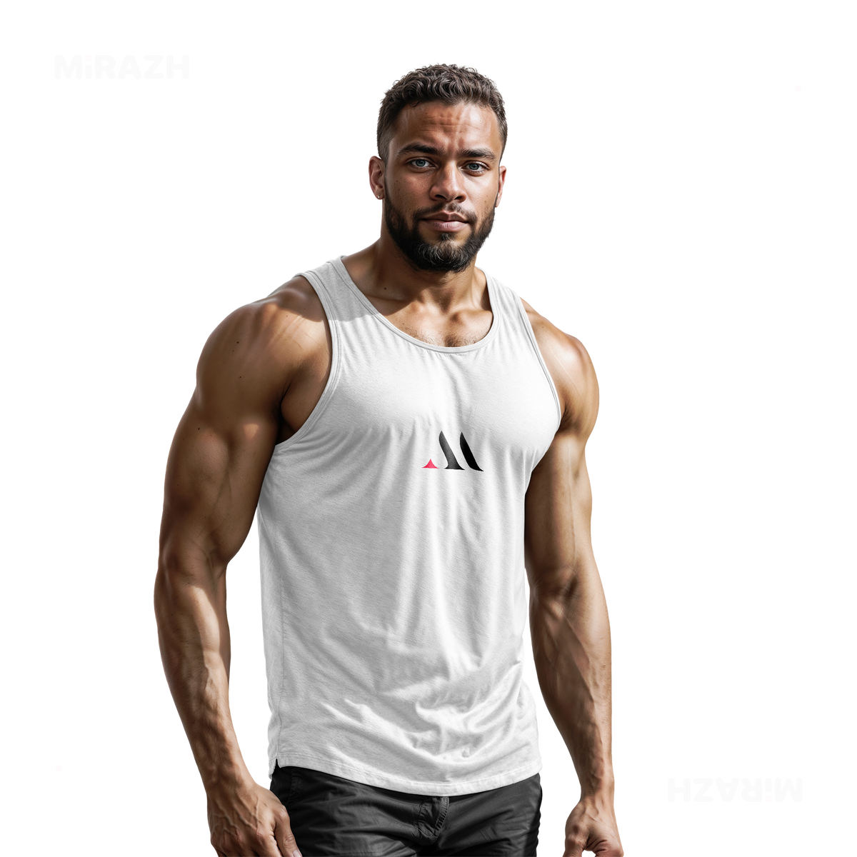 MiRAZHMark Tank Tops 02 White