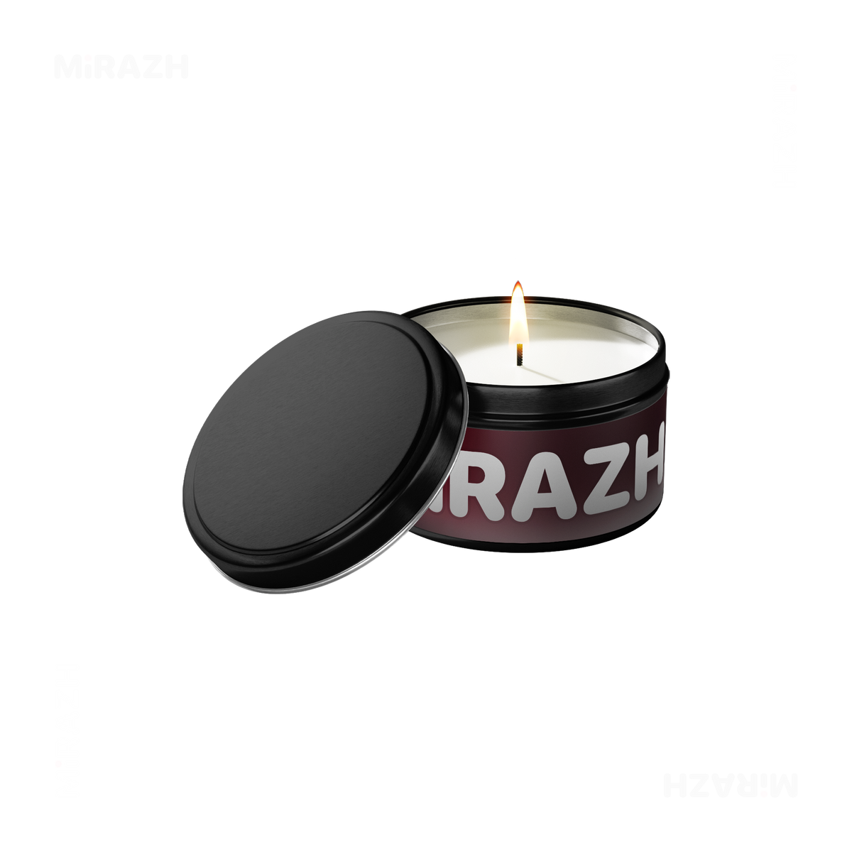 MiRAZHMark Tin Candle 01 Black