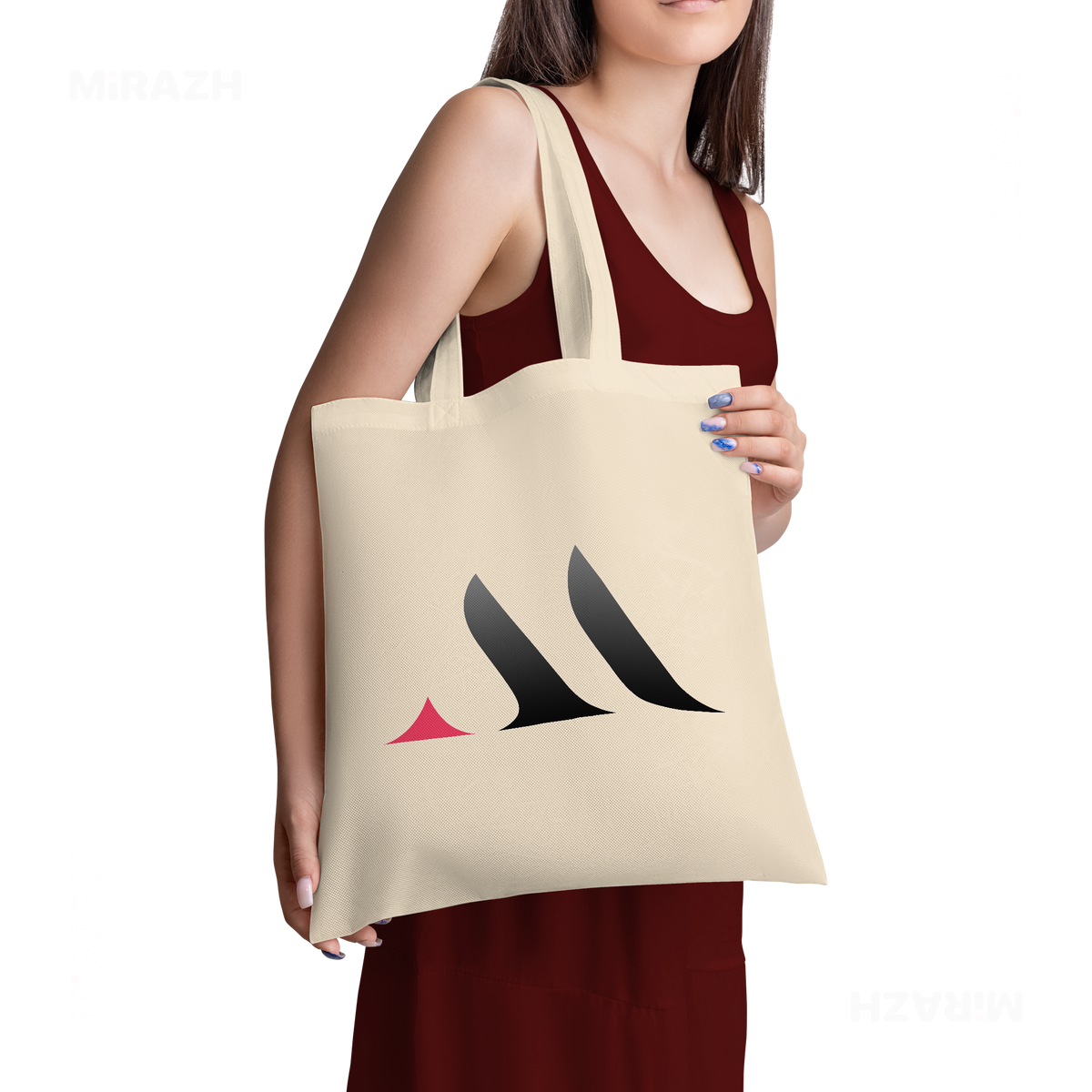 MiRAZHMark Tote Bags 02 Natural