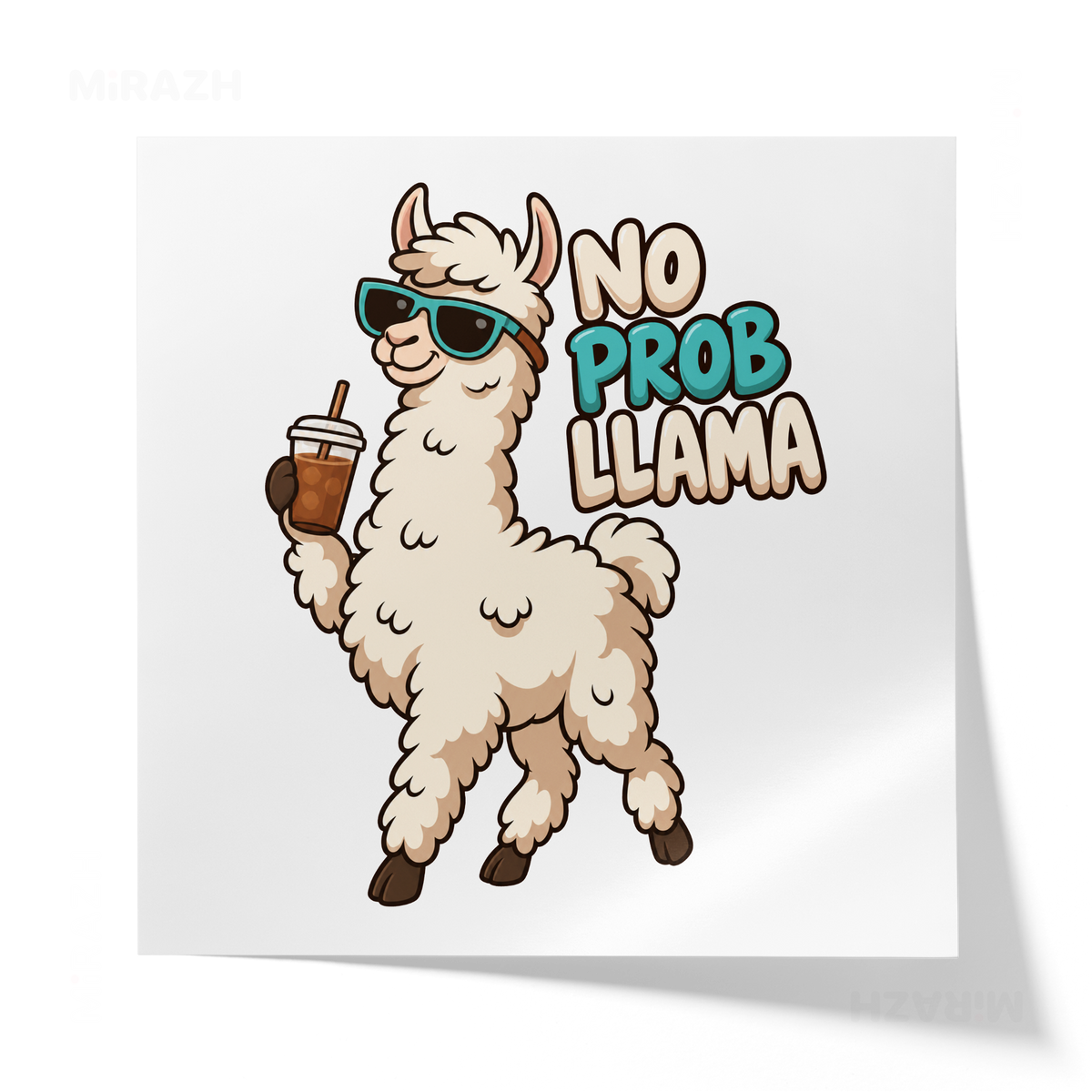NoProbLlama Giclee Print 04