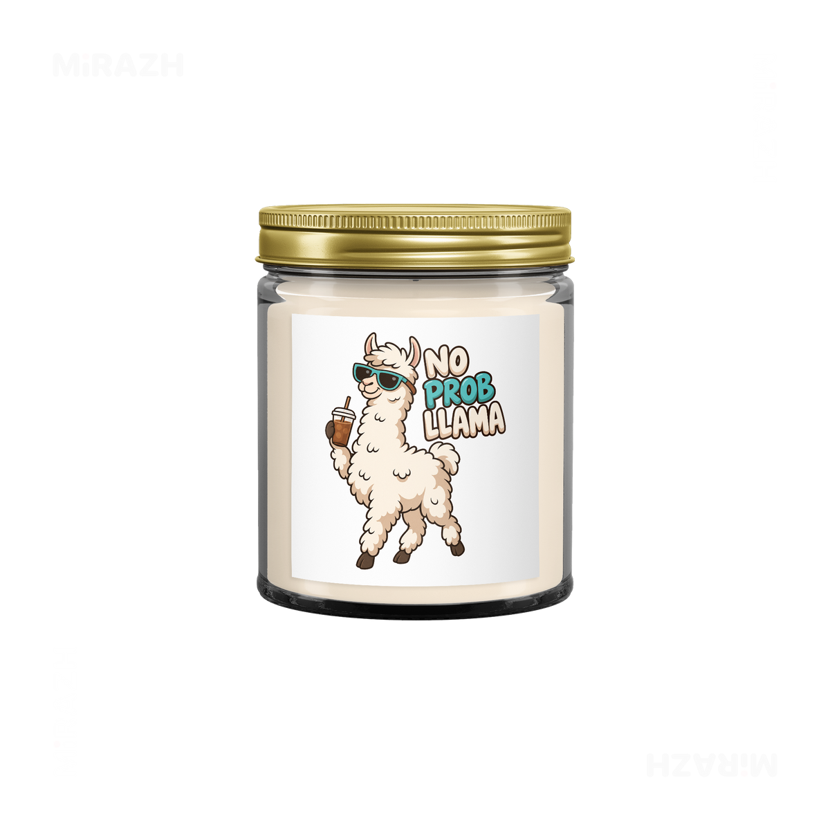 NoProbLlama Scented Candle 04 Clear