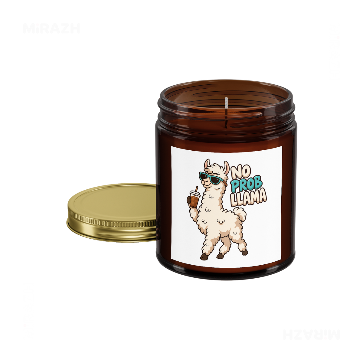 NoProbLlama Scented Candle 05 Amber