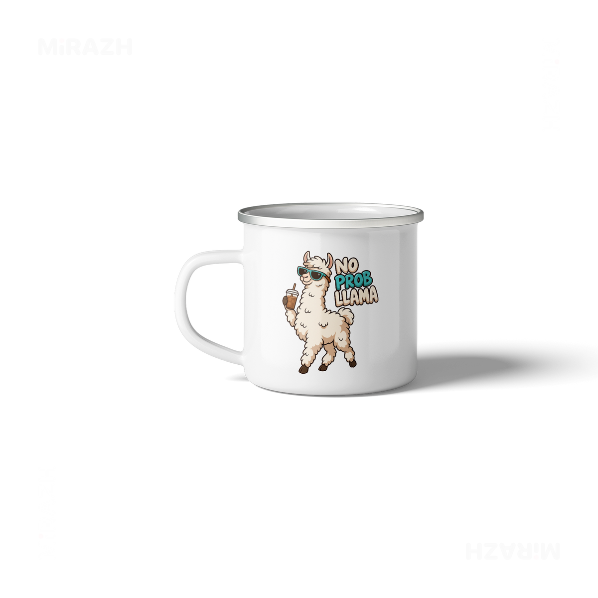 NoProbLlama Stainless Steel Camping Mug 03