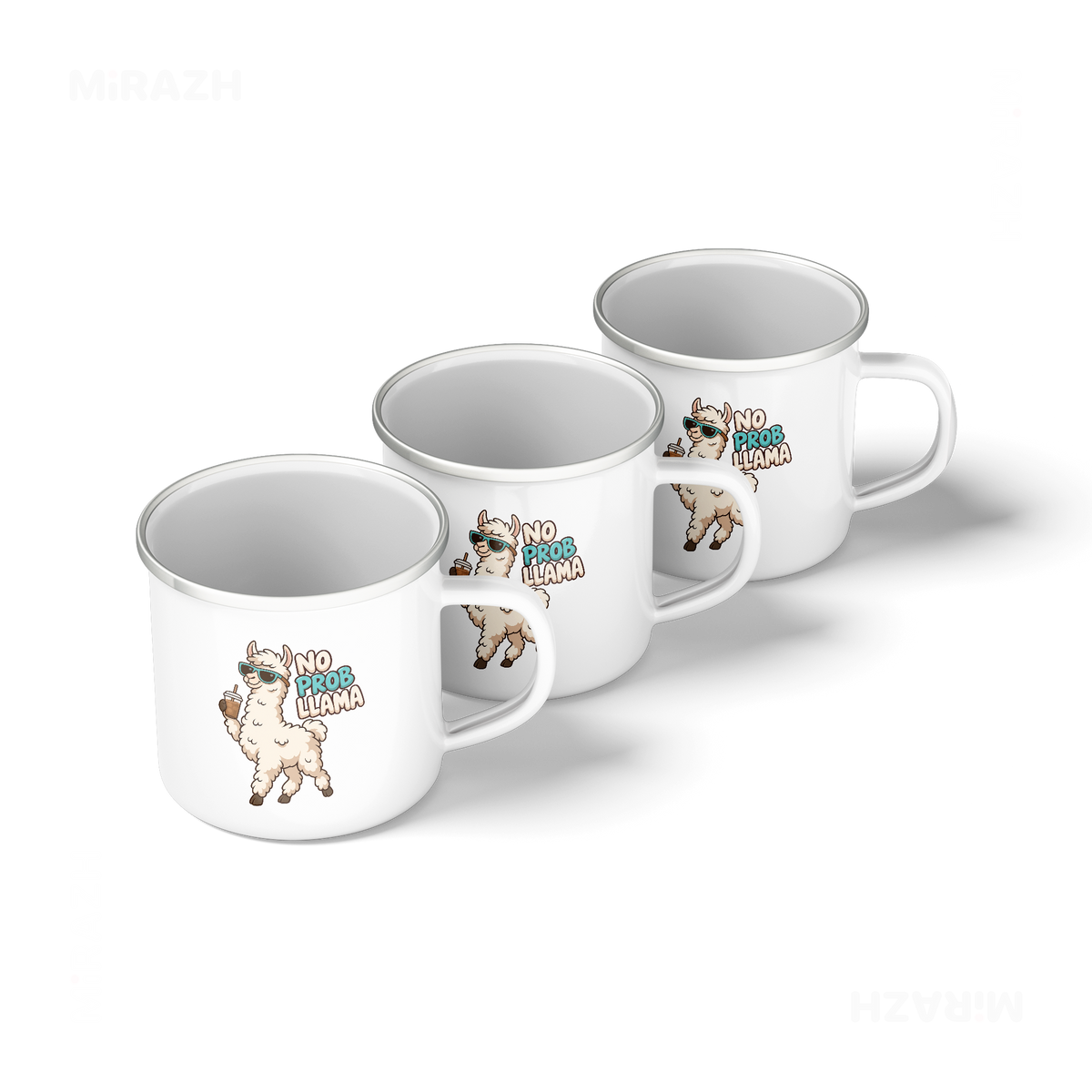 NoProbLlama Stainless Steel Camping Mug 05