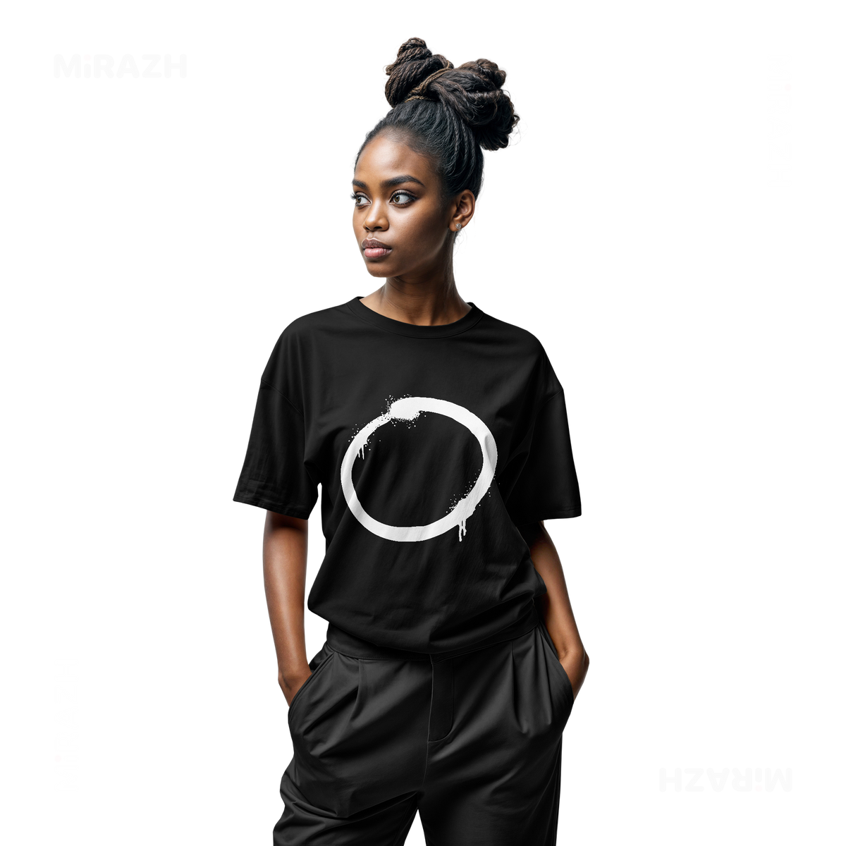 OpenCircle Adult T Shirt 04 Black