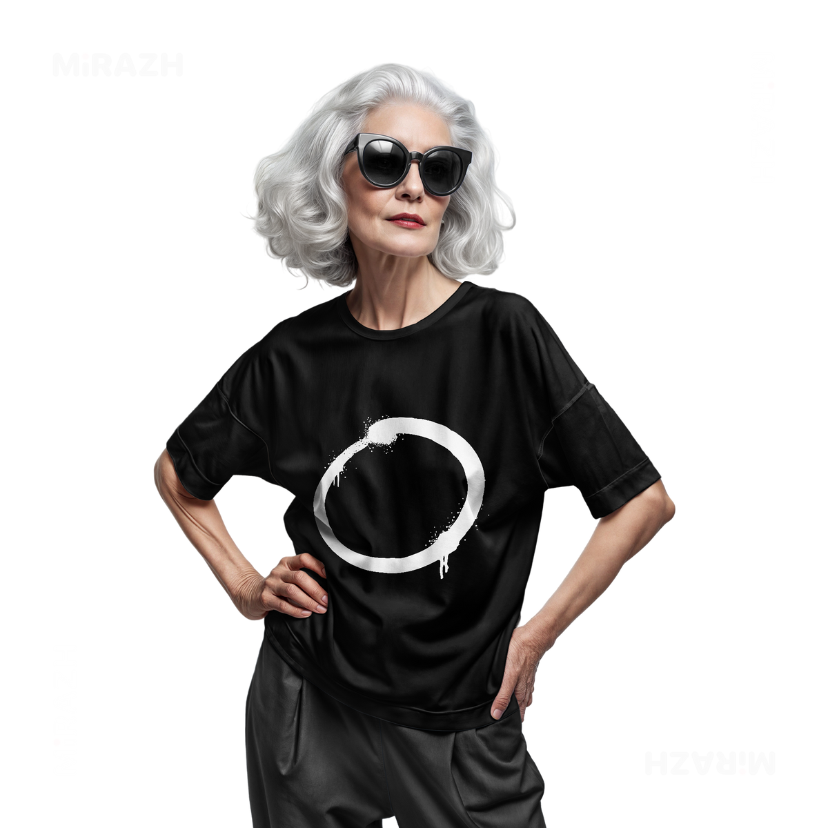 OpenCircle Adult T Shirt 07 Black