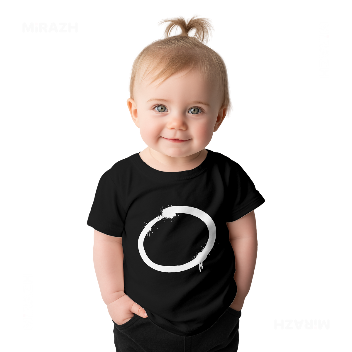 OpenCircle Baby T Shirt 02 Black