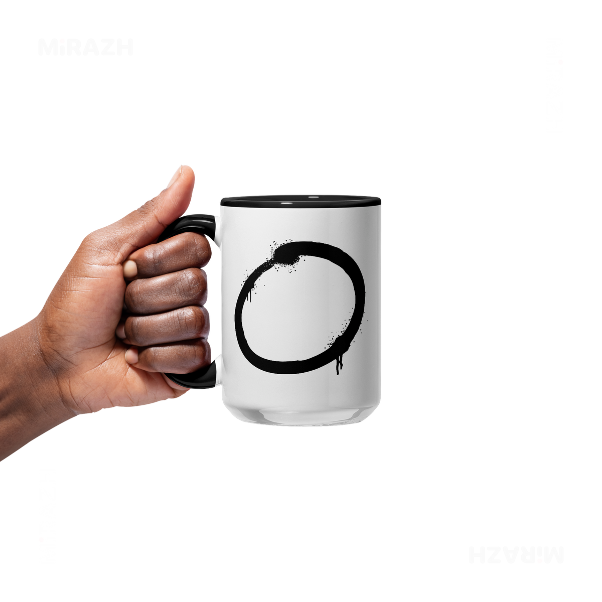 OpenCircle Ceramic Mug 05 White Black