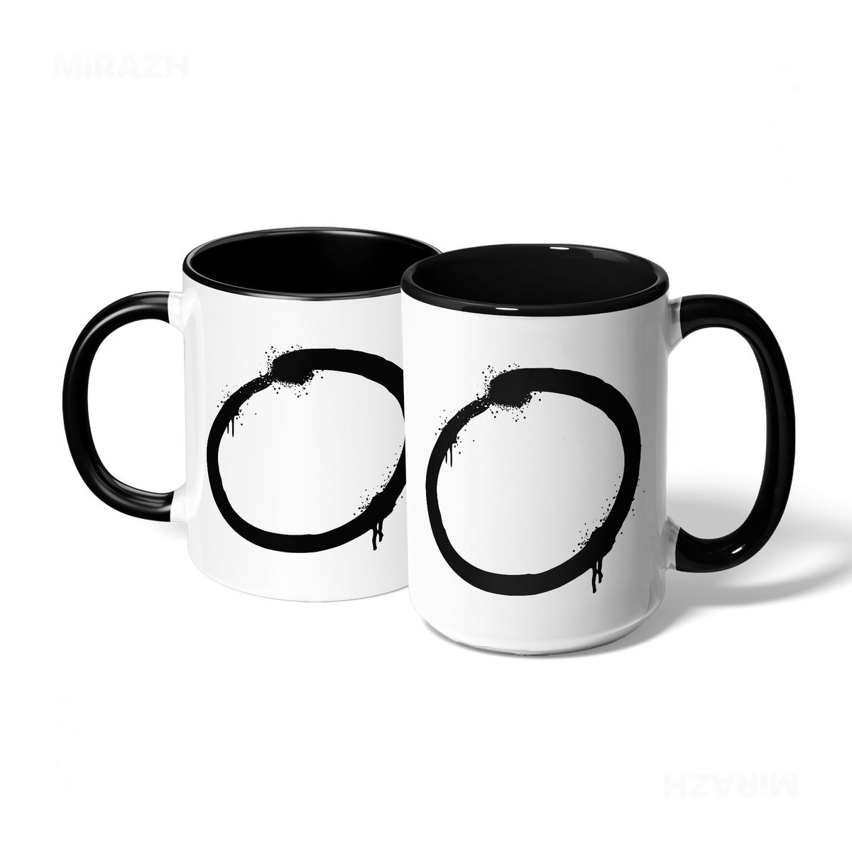 OpenCircle Ceramic Mug 07 White Black